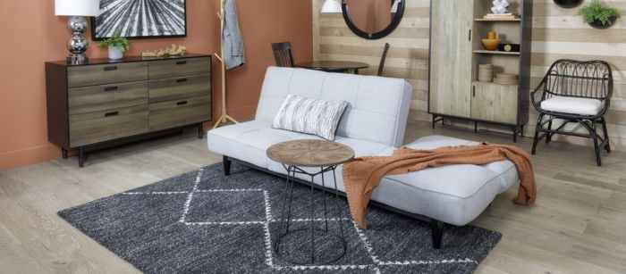 How to decorate your living room futon