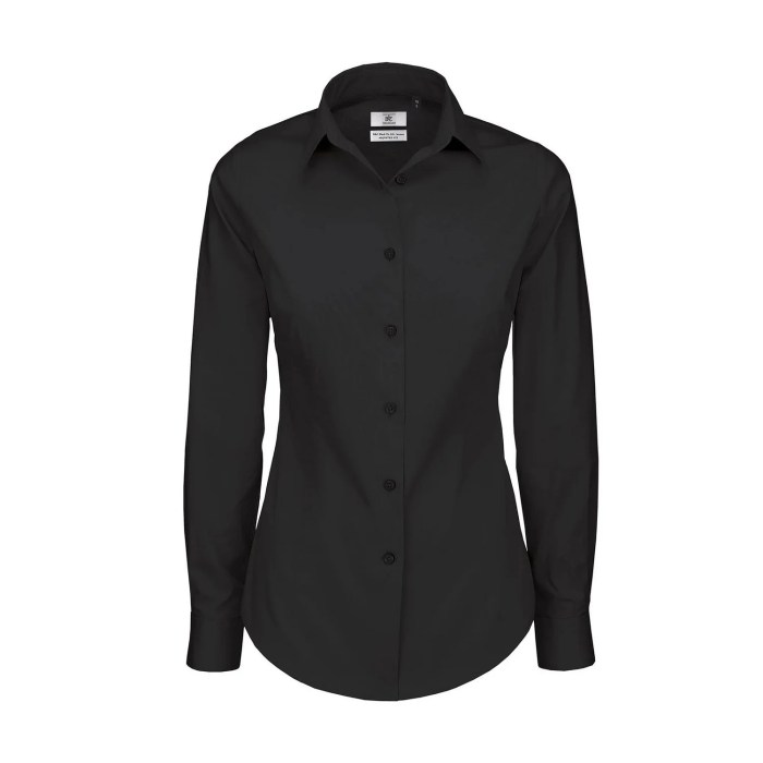 Black dress shirts women