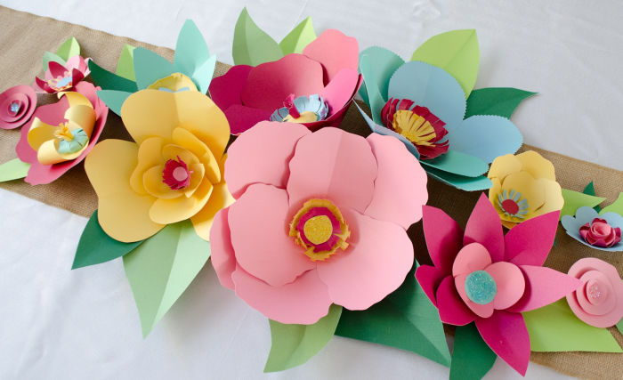 How to make paper flower for wall decoration