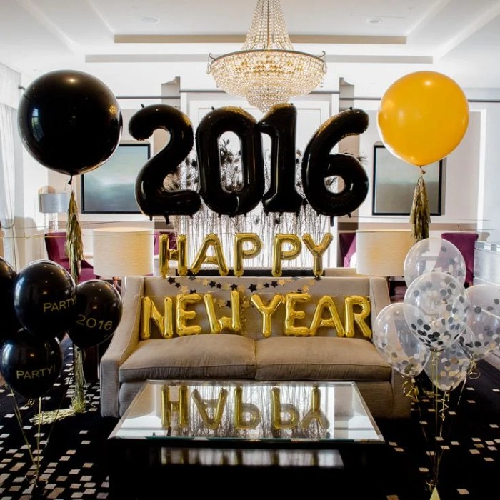 How to decorate room for new year party