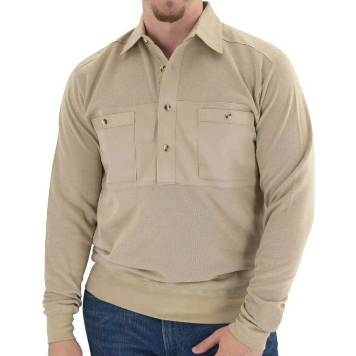 Men's double pocket dress shirt