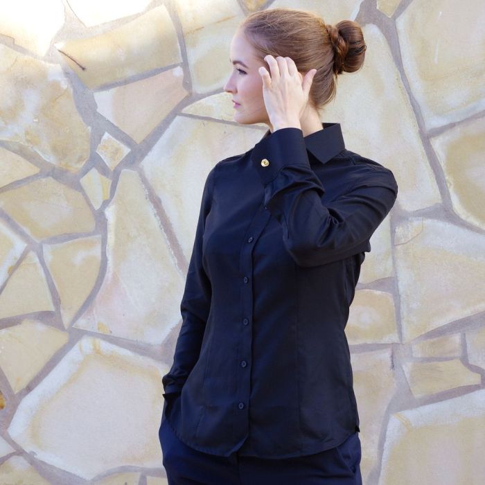 Black dress shirts women