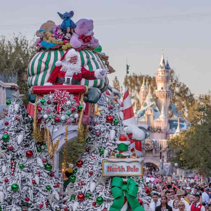 When does disneyland start decorating for christmas