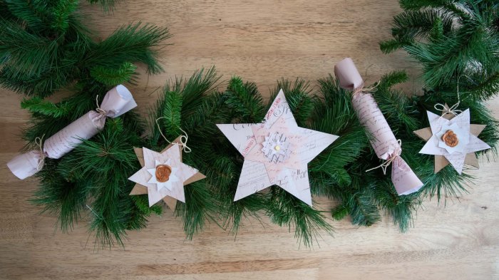 How to make christmas decoration with paper