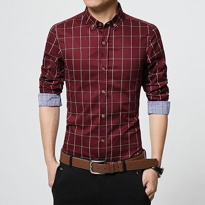 Men's tall slim fit dress shirts